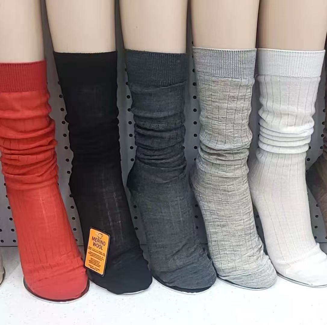 the white｜正品韩代「蕾丝袜」白色百搭夏季 No/退