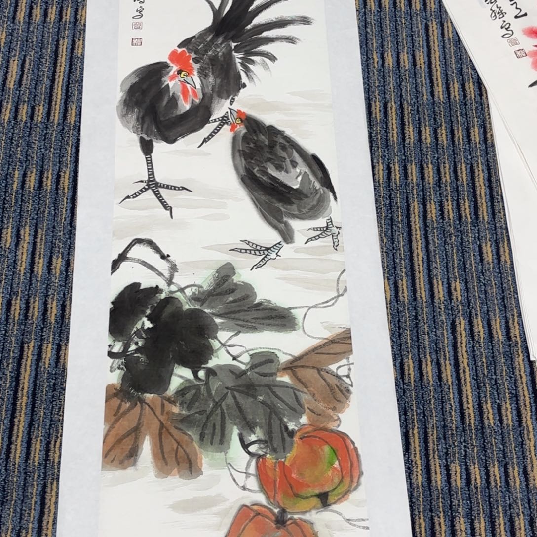 国画国画老师作品刘