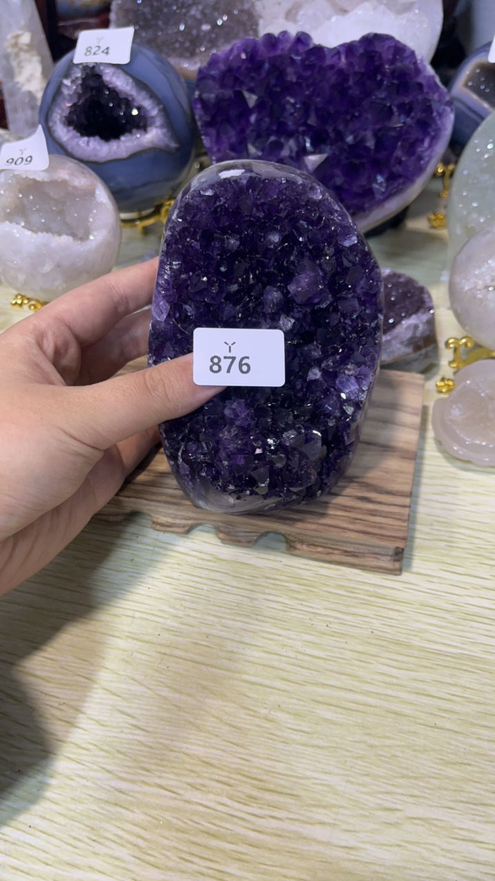 紫水晶好看的带花花