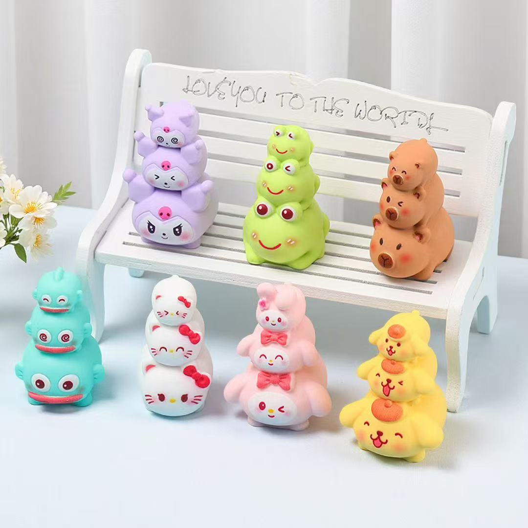 【双许愿】【叠叠乐崽崽】网红车载可爱桌面摆件手工创意diy