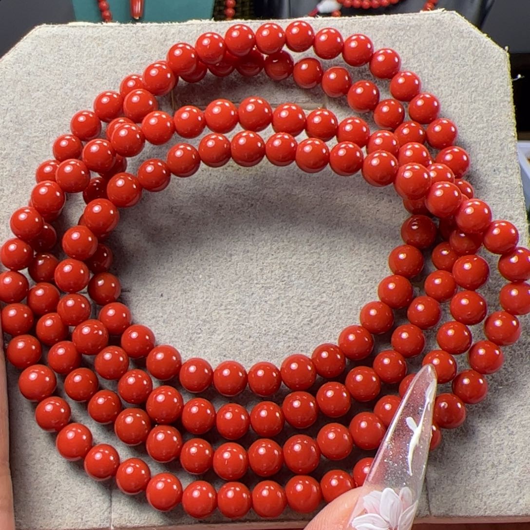 南红玛瑙5➕多圈未镶嵌