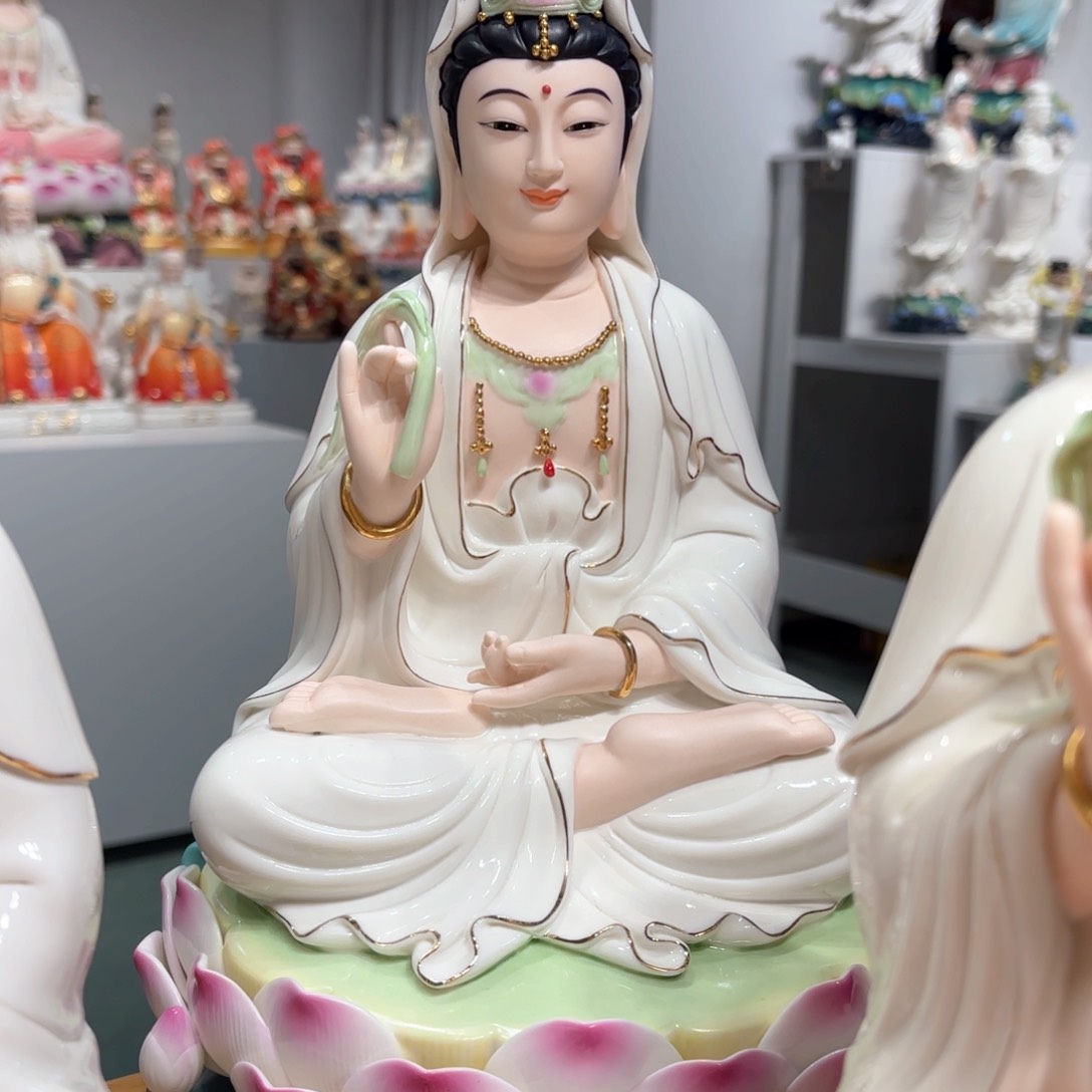 【闪购商品】摆件瓷摆件观音14吋