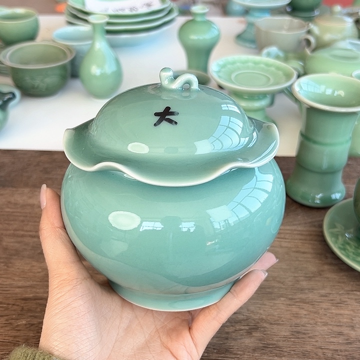 小米茶器龙泉青瓷