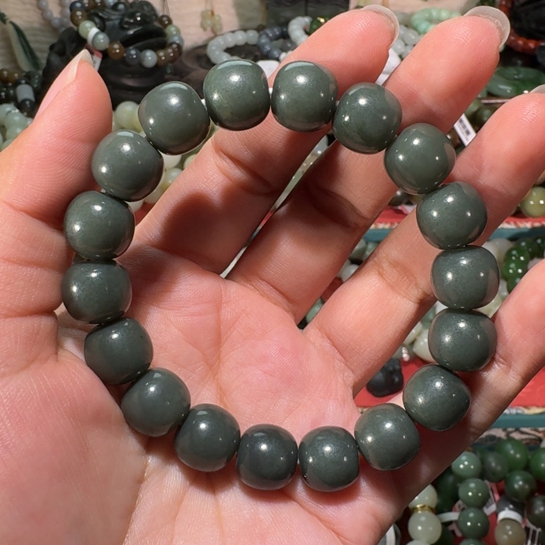 和田玉未镶嵌手链