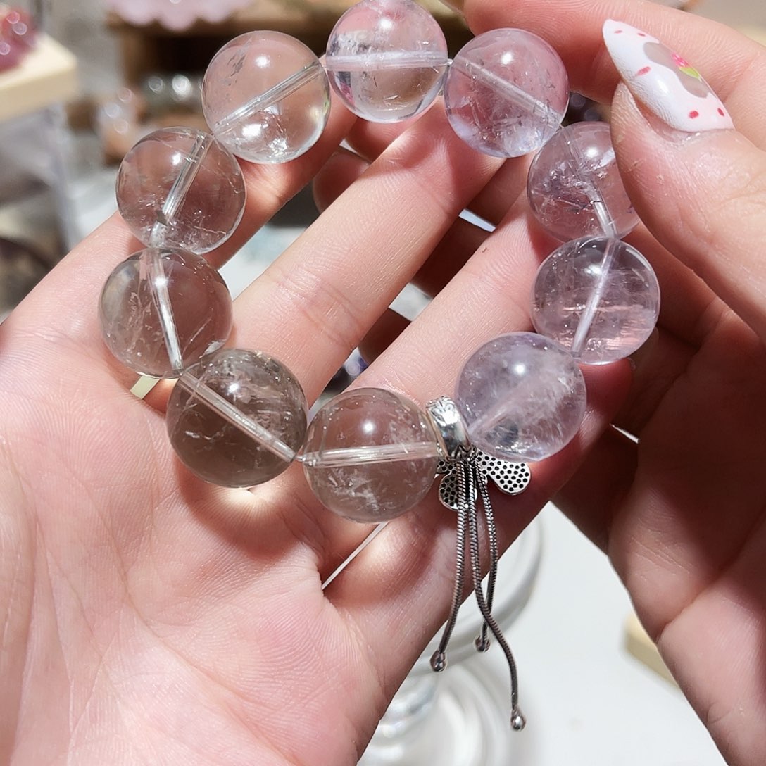 派****未镶嵌手链水晶拍十单一整串定制款不退不换