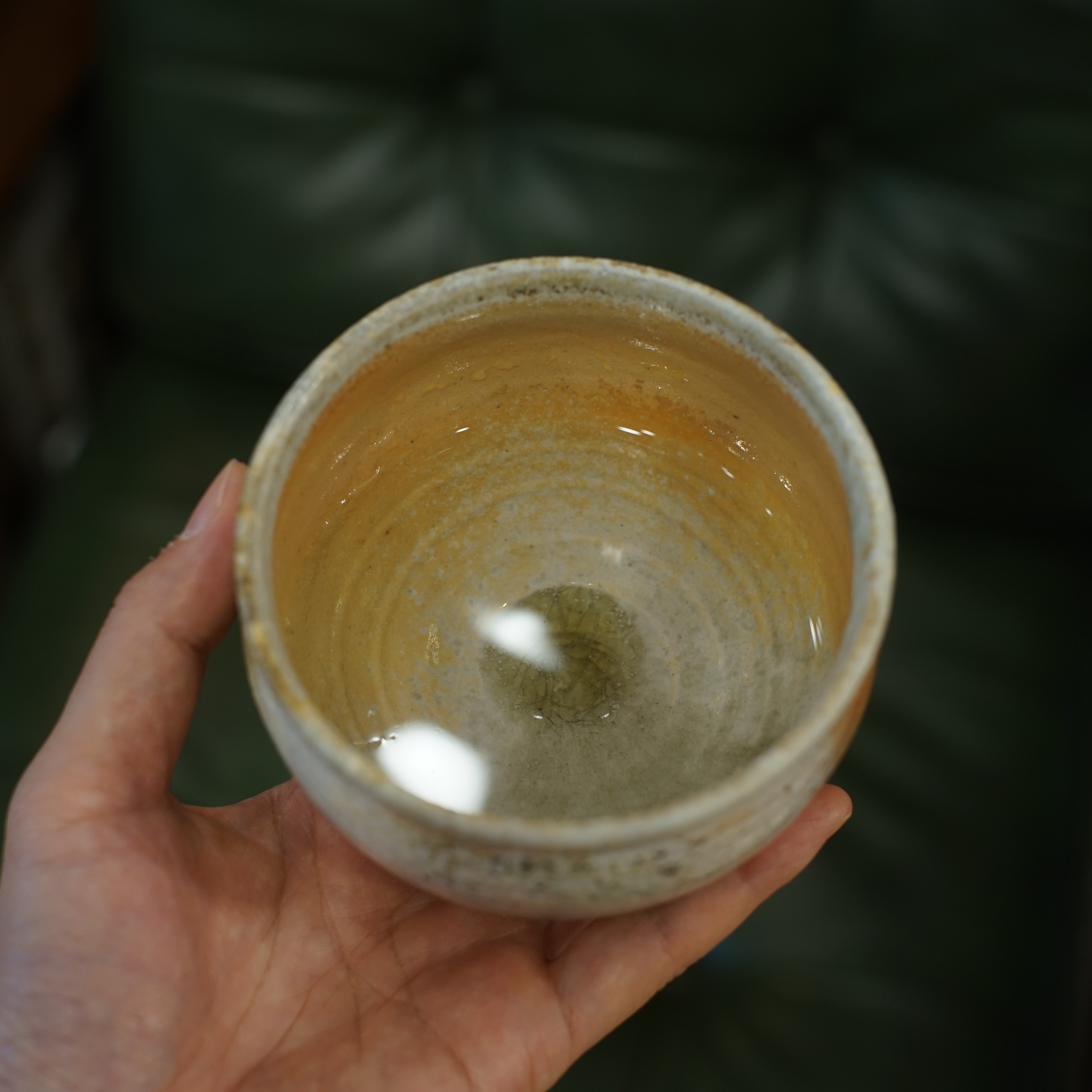 柴烧茶碗 直径九厘米 高度七点五厘米