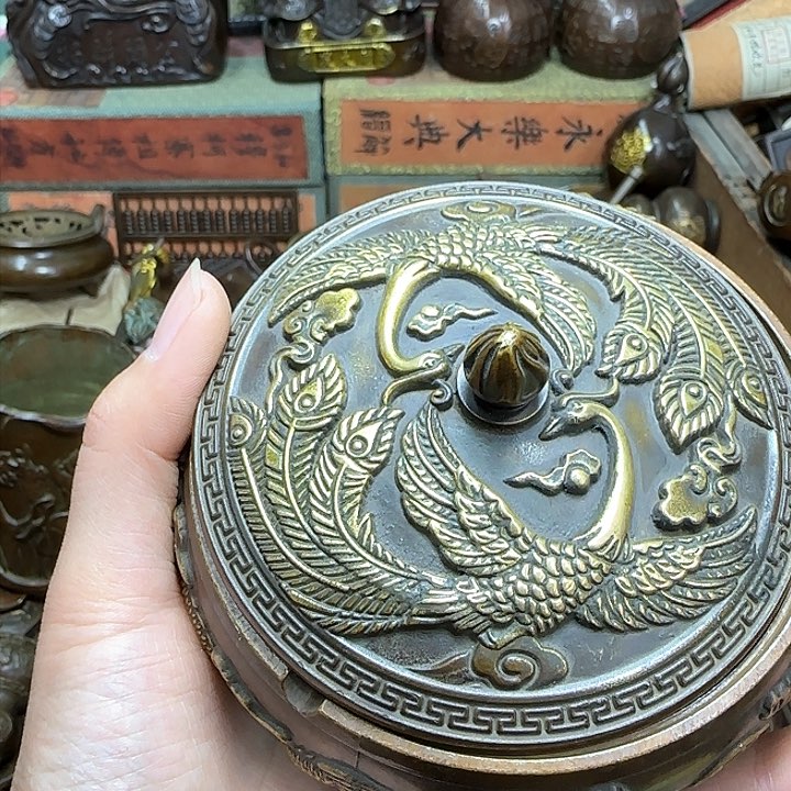 铜材质文玩客厅家具摆件