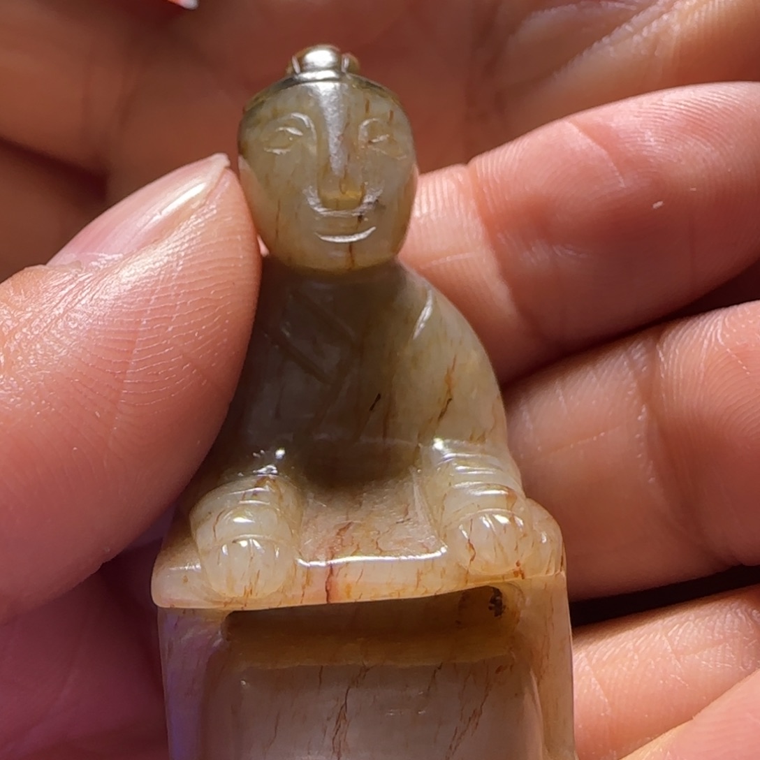 和田玉颈饰未镶嵌风**虹