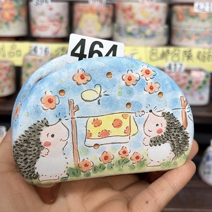 红陶手工制作多肉花盆