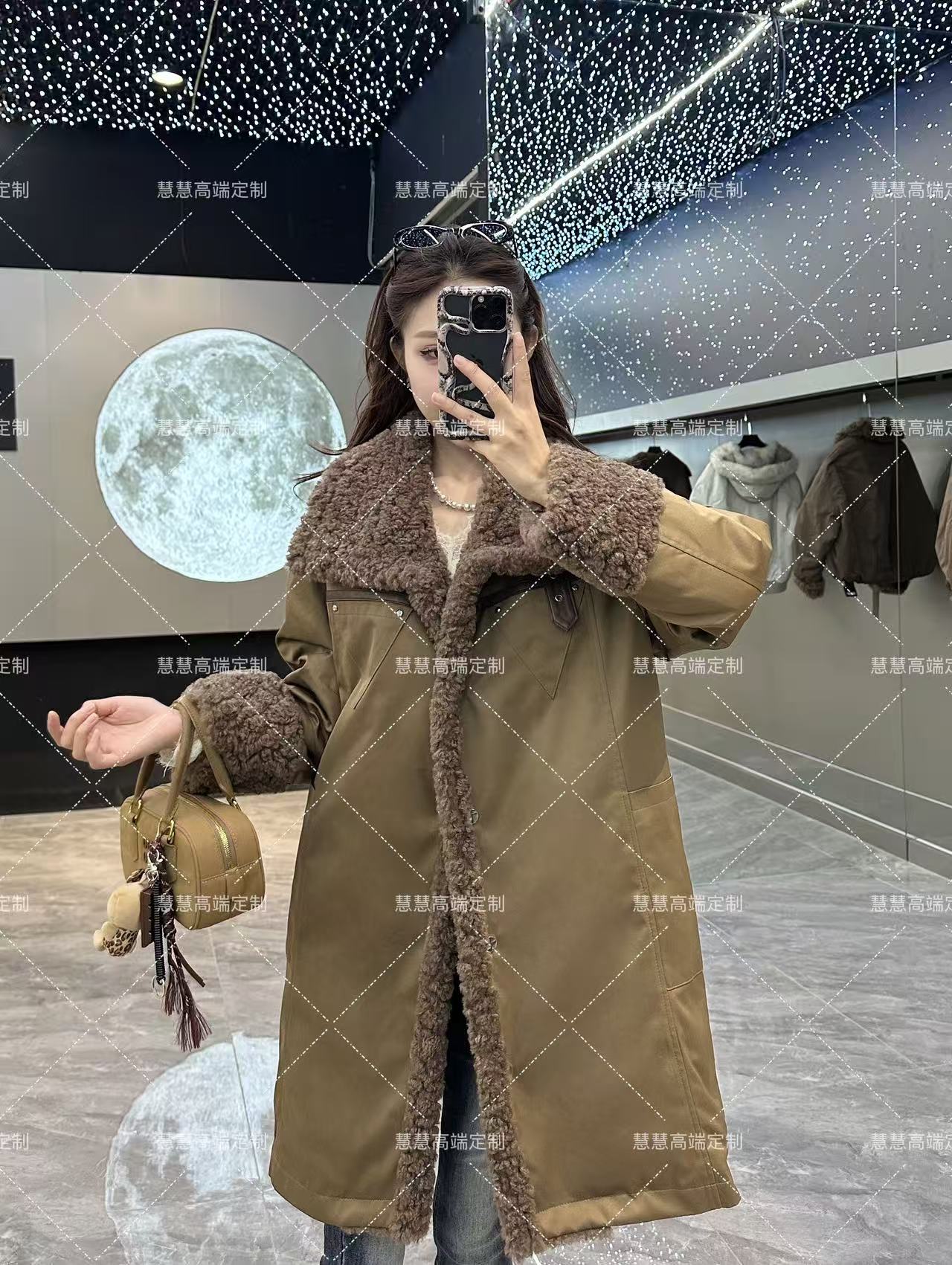 【慧慧】2025新款时尚百搭原创设计师新款女士羽绒服外套 F69139