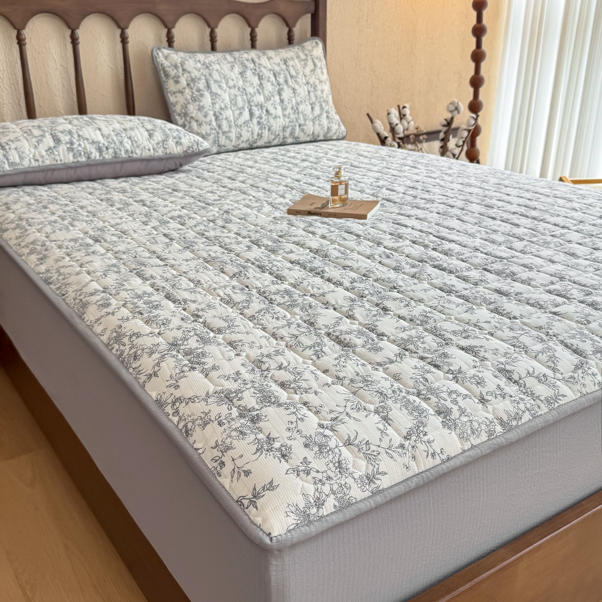 可机洗A类夹棉床笠加厚防滑床单抗菌防螨床垫保护套罩2025秋冬款商品图