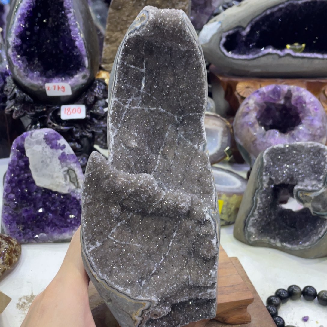 水晶未镶嵌珠宝半成品