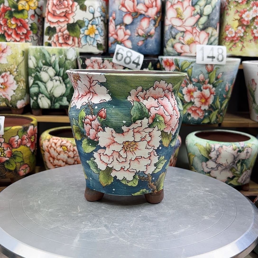 景德镇陶瓷花盆景德镇陶瓷花盆