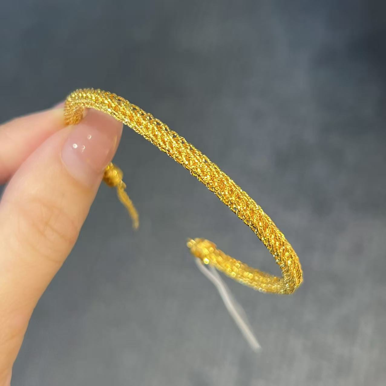 【新美源】足金999 5G工艺  永夜星河镯链15.02克