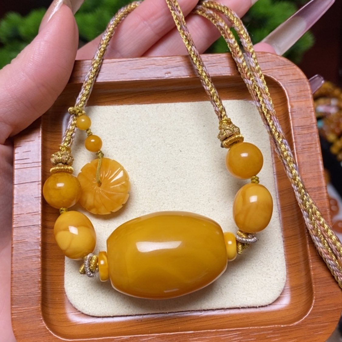 【闪购商品】蜜蜡颈饰未镶嵌项链