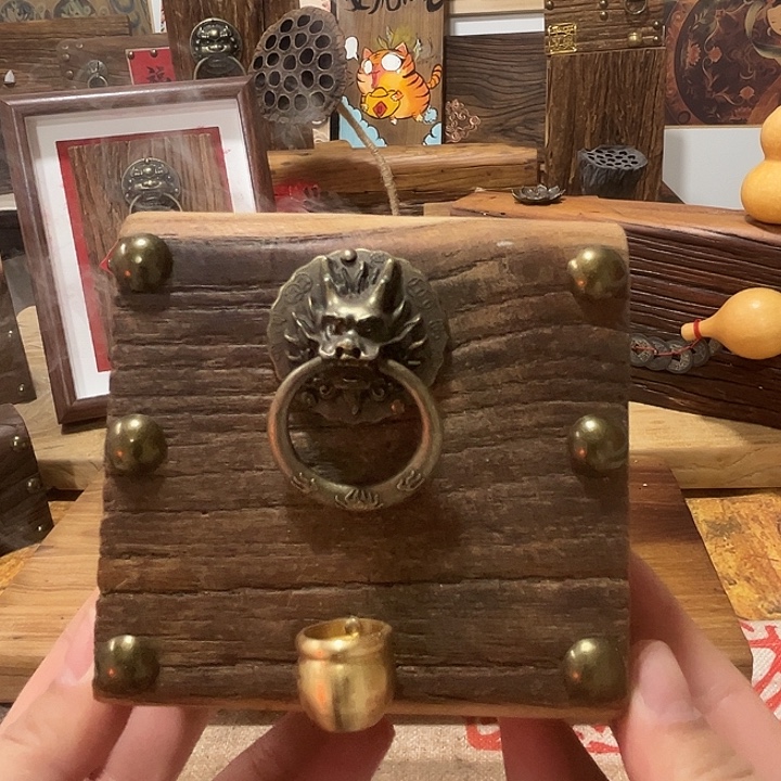 芳***吖榆木老榆木定制工艺品