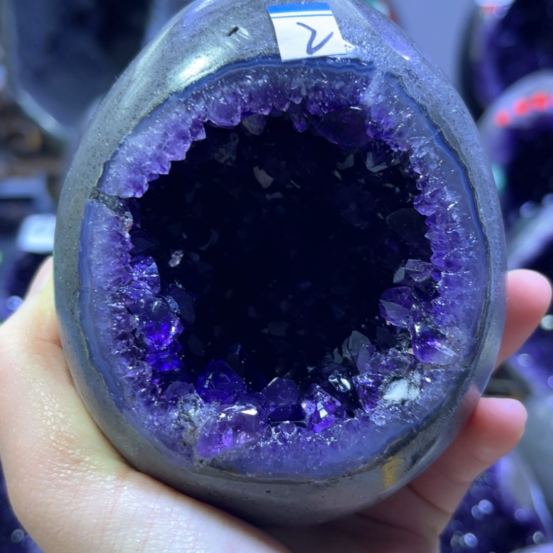 紫晶摆件未镶嵌紫水晶