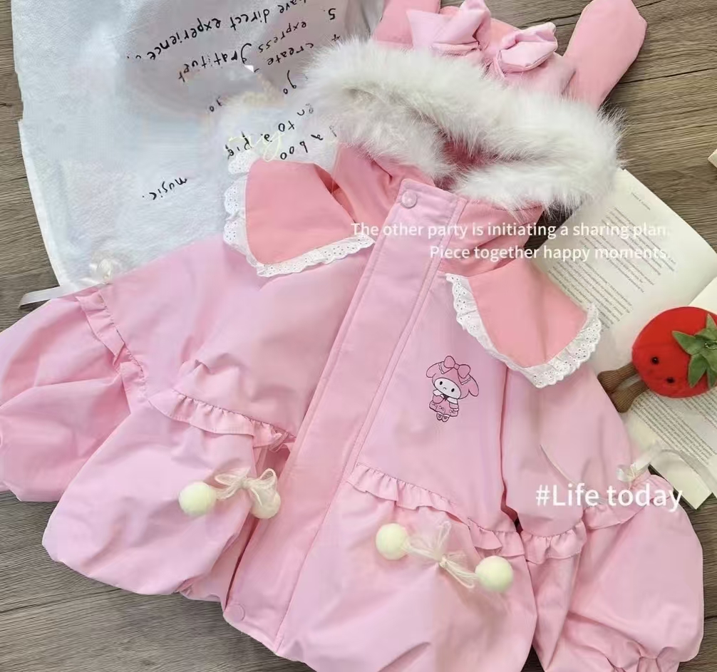 加绒库洛米美乐蒂外套冬款3679