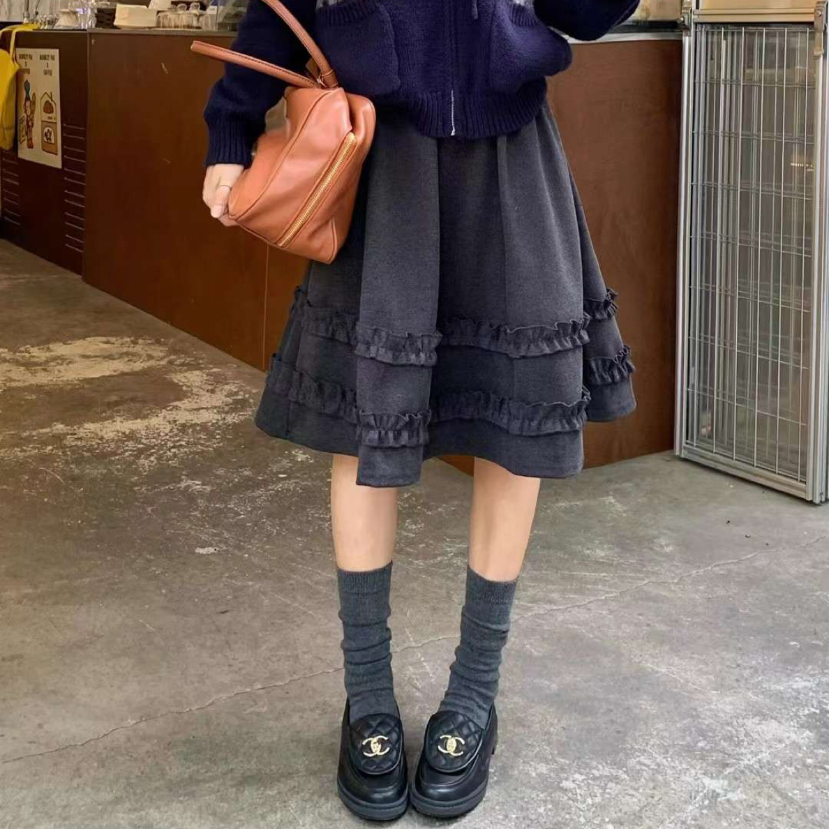 小橙子  花边半身裙2366-1（no退换）