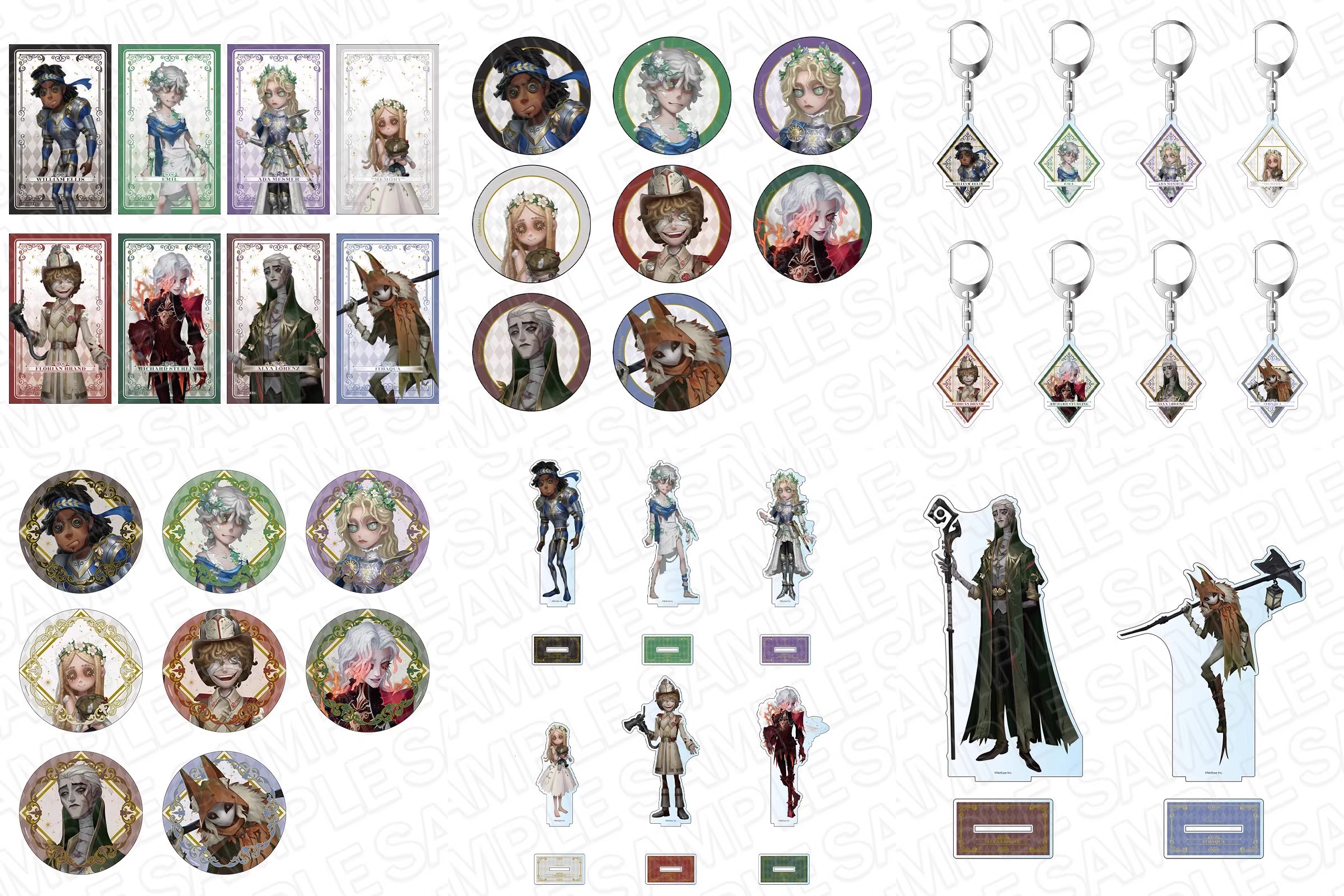 【第五人格IJL吧唧】第五日谷秋季决赛徽章相卡游戏周边产品卡牌