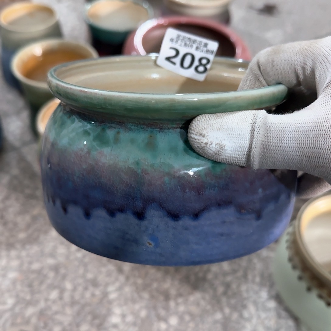 瓷片默认次品景德镇手工花盆