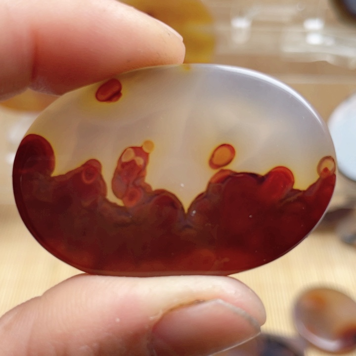 玛瑙/玉髓吊坠未镶嵌瑭*儿