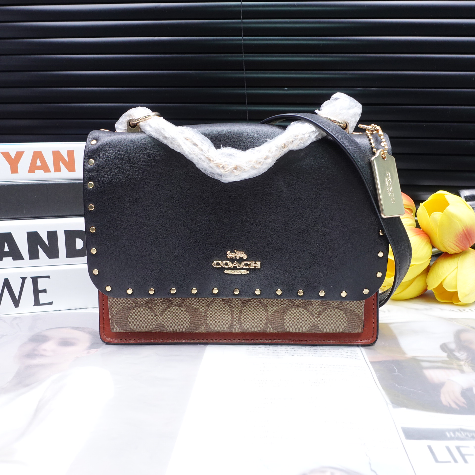 95新 COACH/蔻驰 单肩包/T10292846