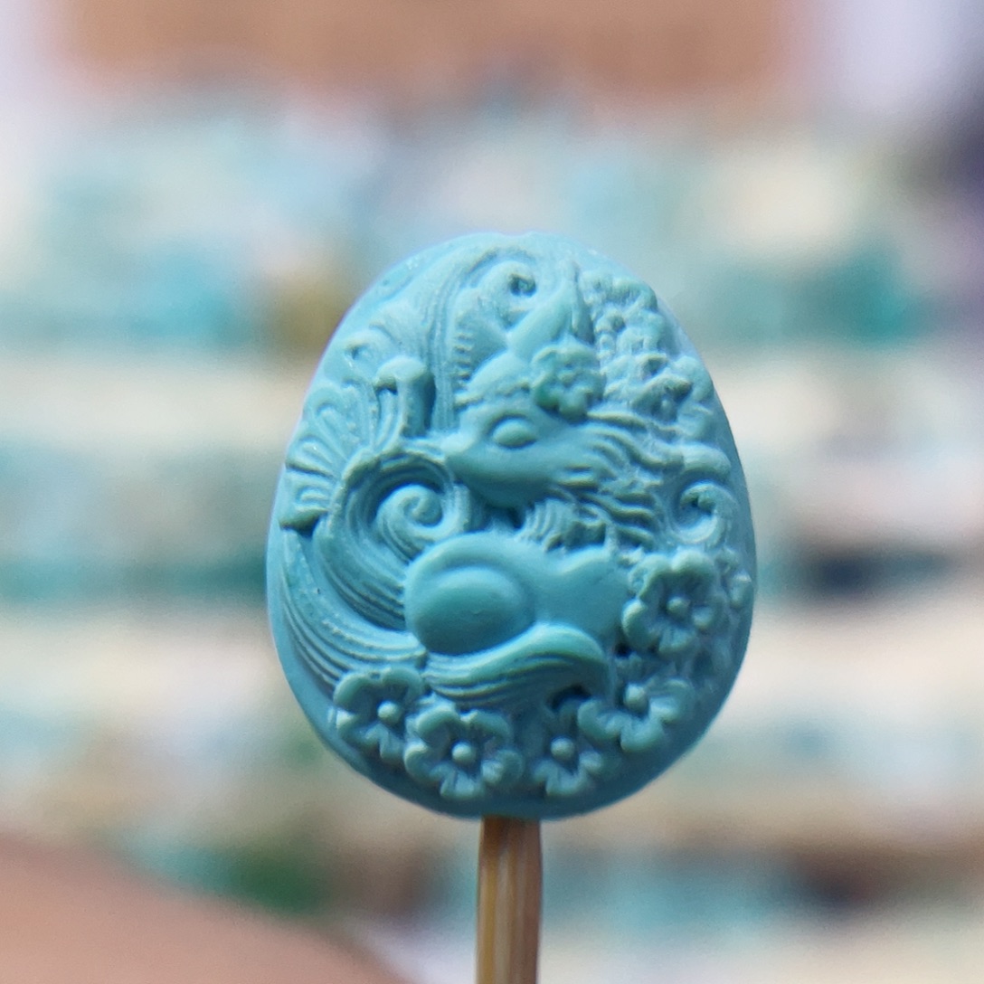 绿松石珠宝奇石未镶嵌