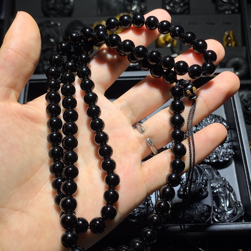 【闪购商品】未镶嵌黑曜岩手链