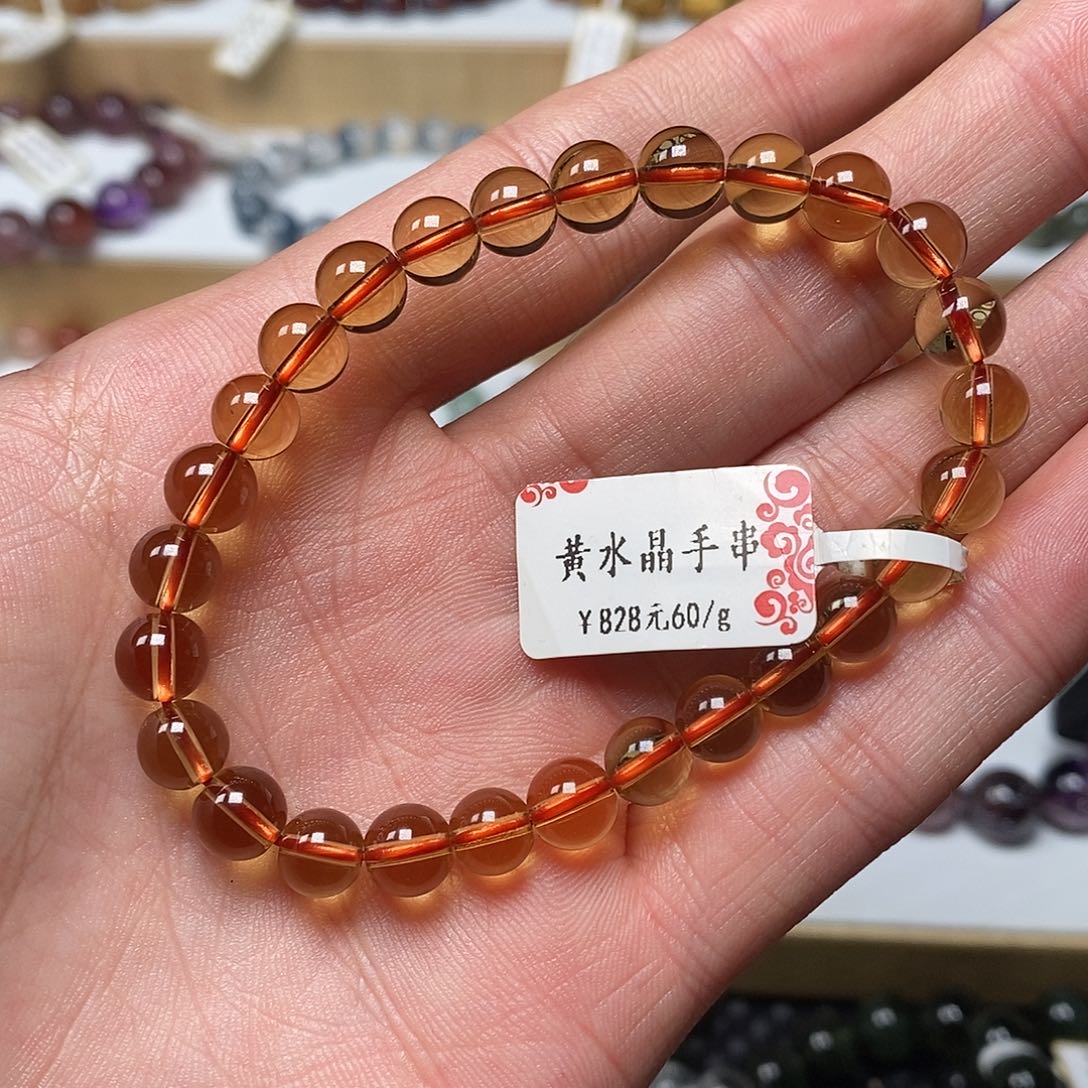 水晶手串未镶嵌╰****影手串7.2