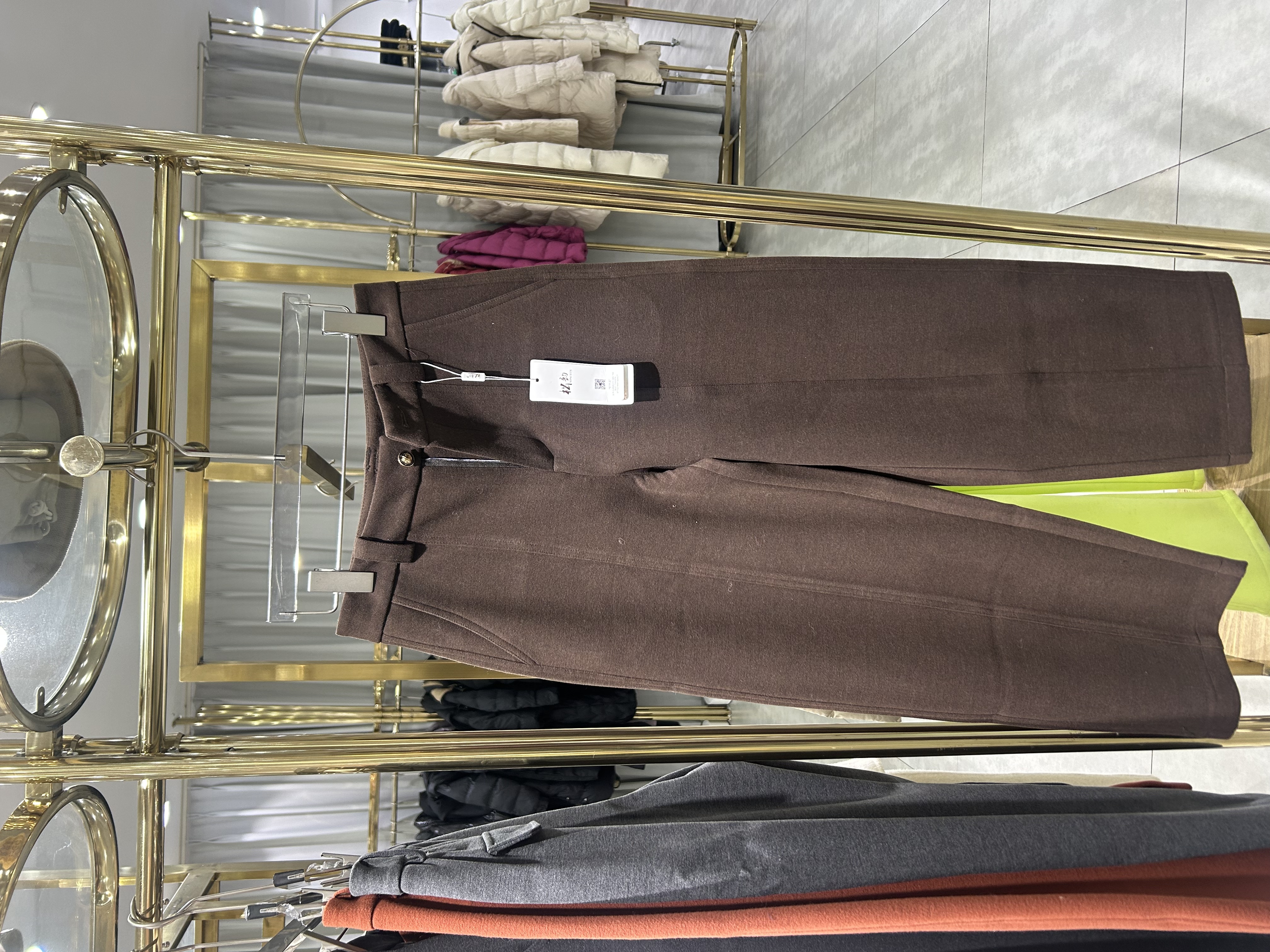 松韵品牌秋冬款西裤时尚百搭