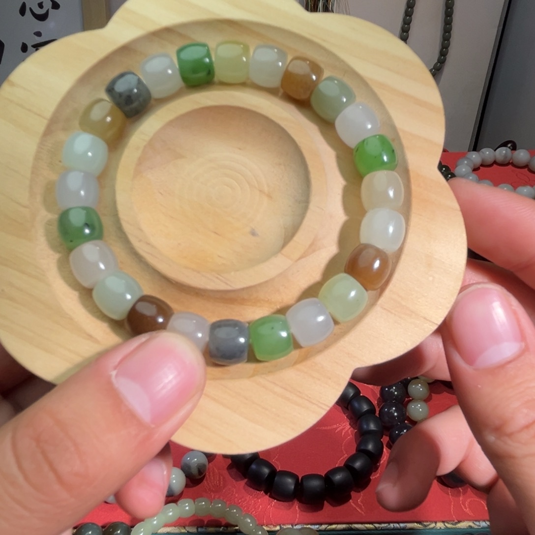 和田玉手链未镶嵌