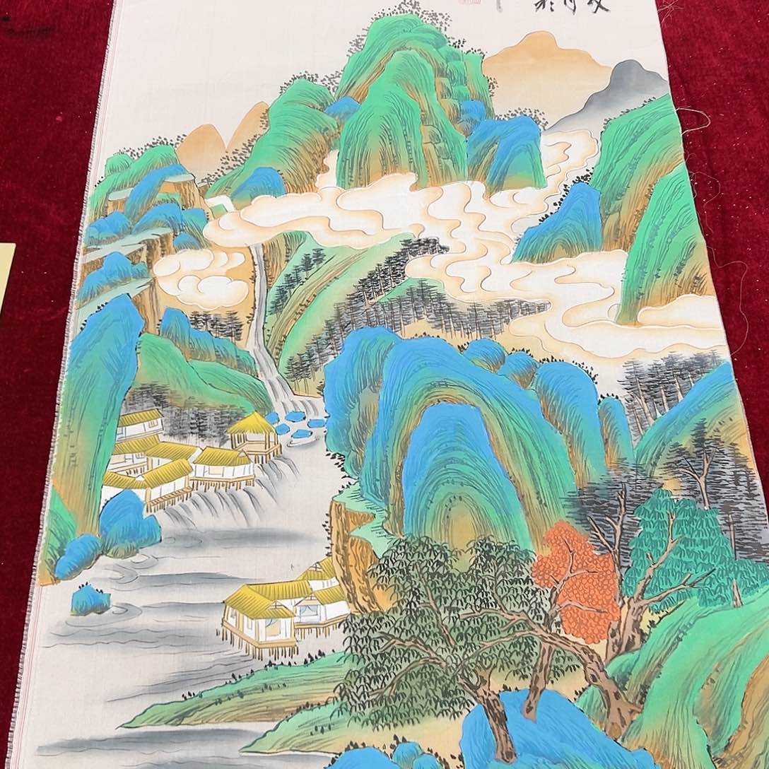 国画朱大明展览原作