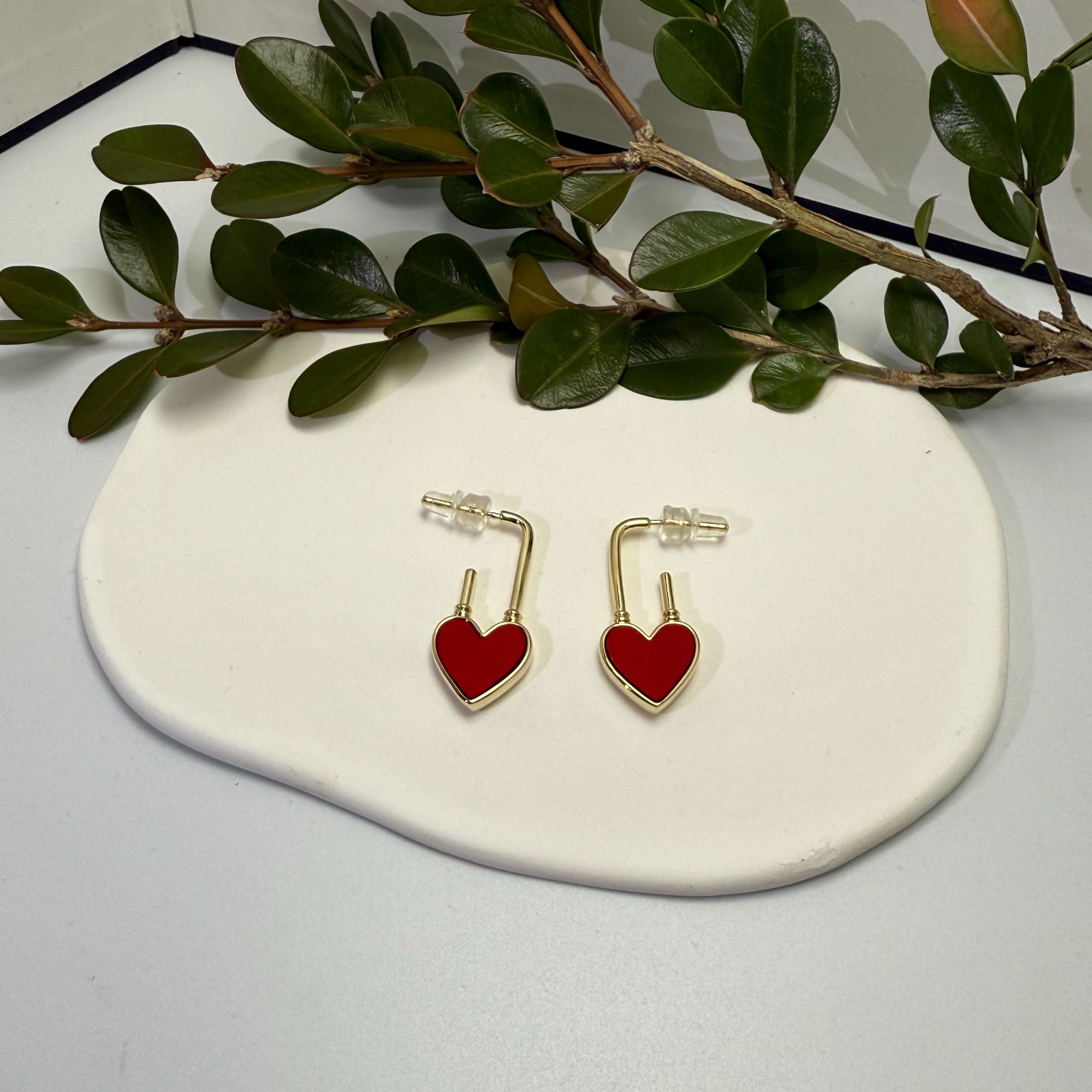 九小尚 铜合金珐琅耳饰 R1337秋季冬季冬天过年耳饰耳环