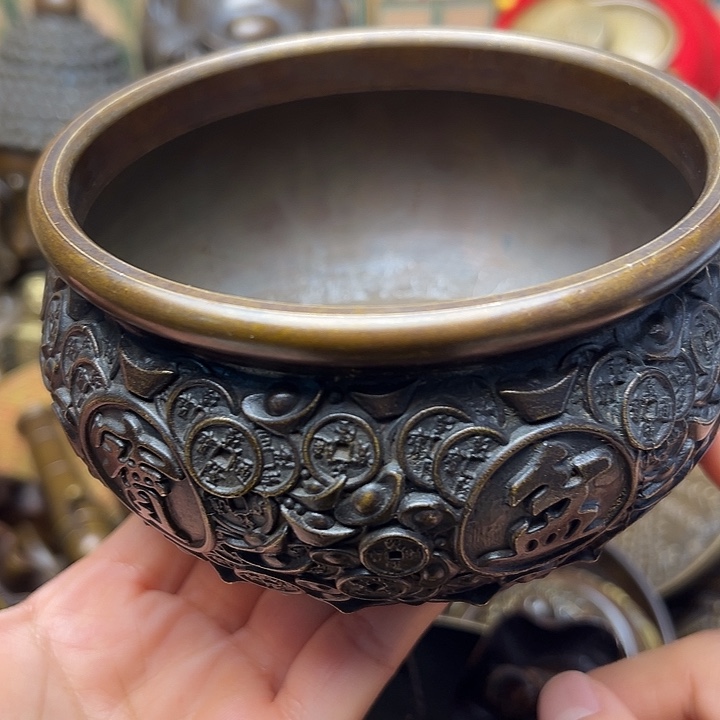 铜器摆件老王直播间