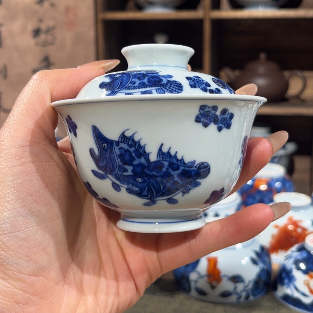 微瑕景德镇陶瓷主人杯