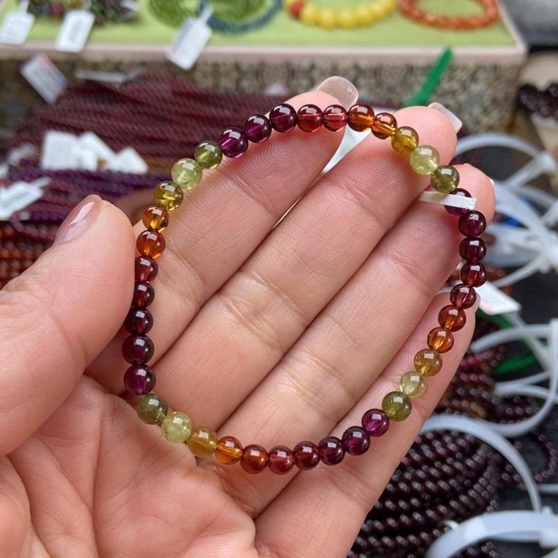 手串未镶嵌石榴石手串5