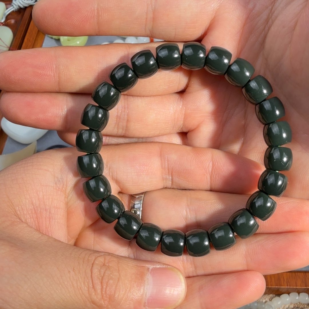 和田玉手链未镶嵌