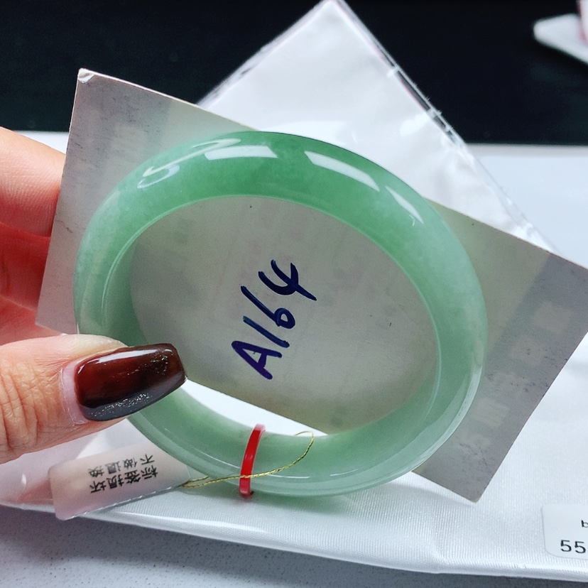 【闪购商品】翡翠手镯未镶嵌 正圈55+