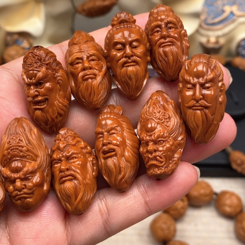 【闪购商品】橄榄核吊坠橄榄手工雕刻工艺