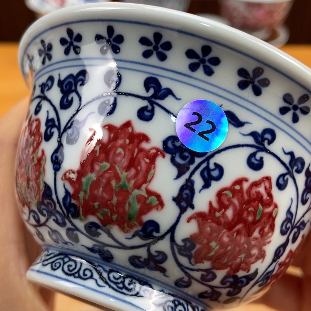 手绘现代茶具非古董