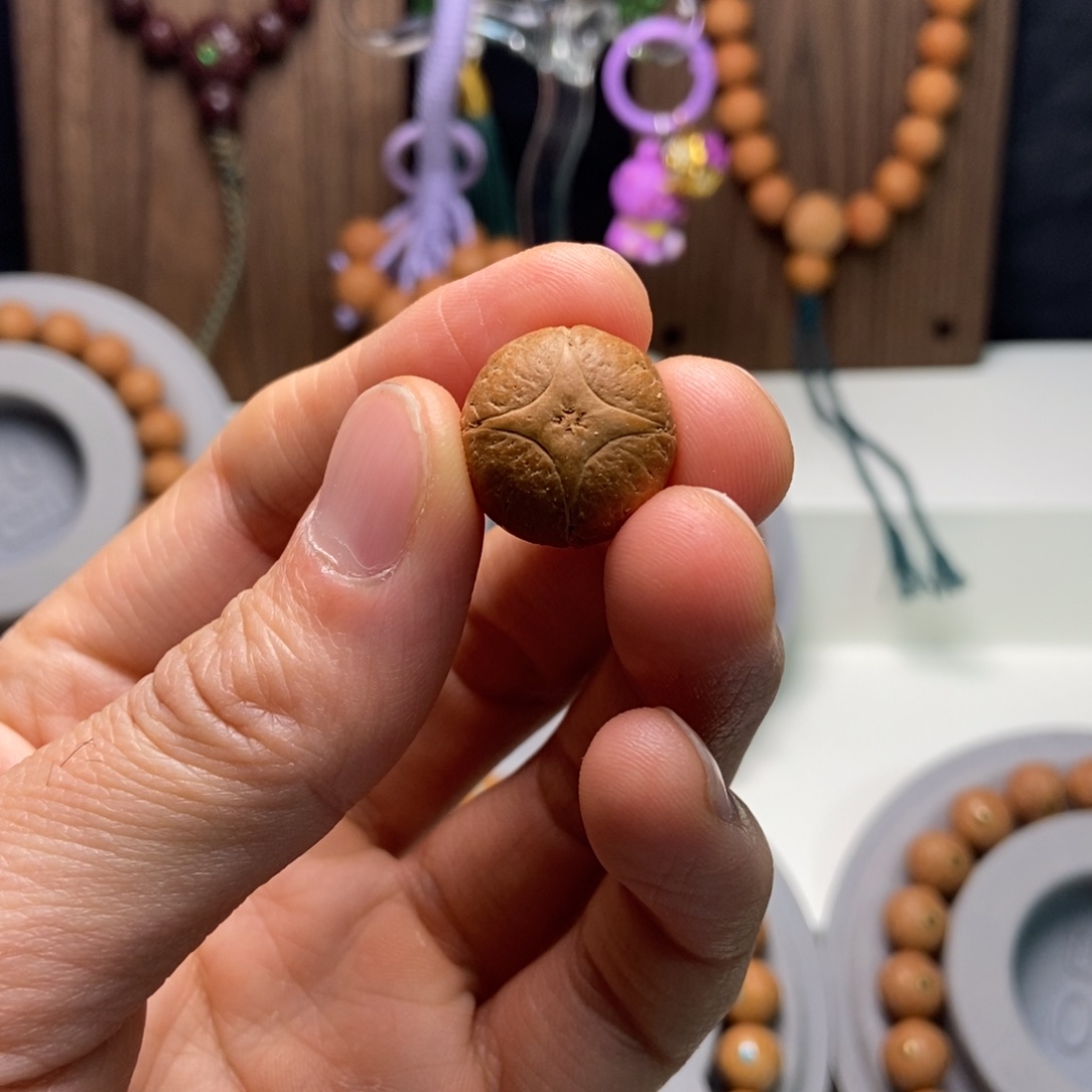 不***声手串凤眼菩提麒麟三通