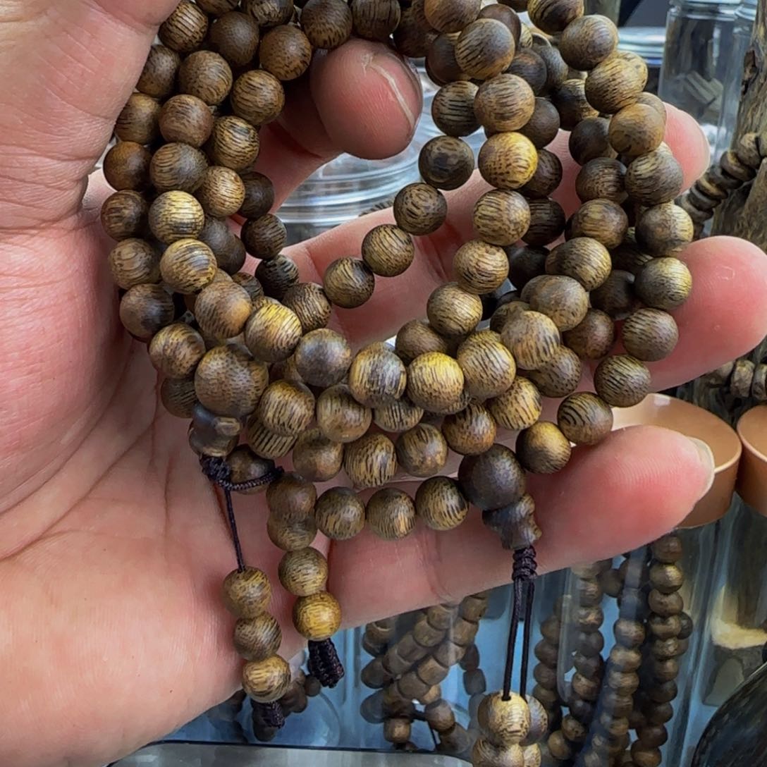 沉香手串卡0.7圆珠多圈多样性发一