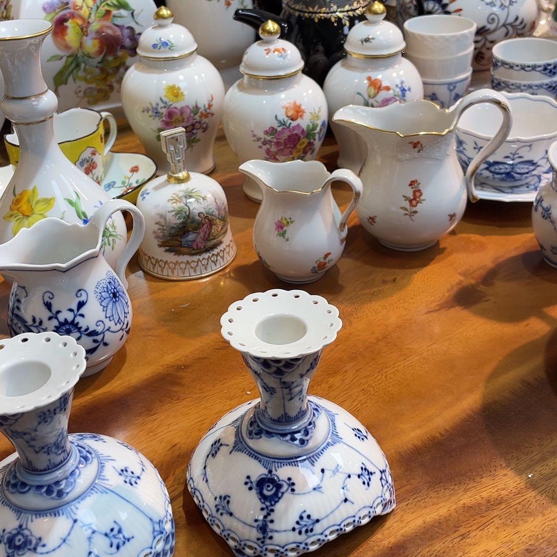 瓷片哥本哈根全蕾丝烛台