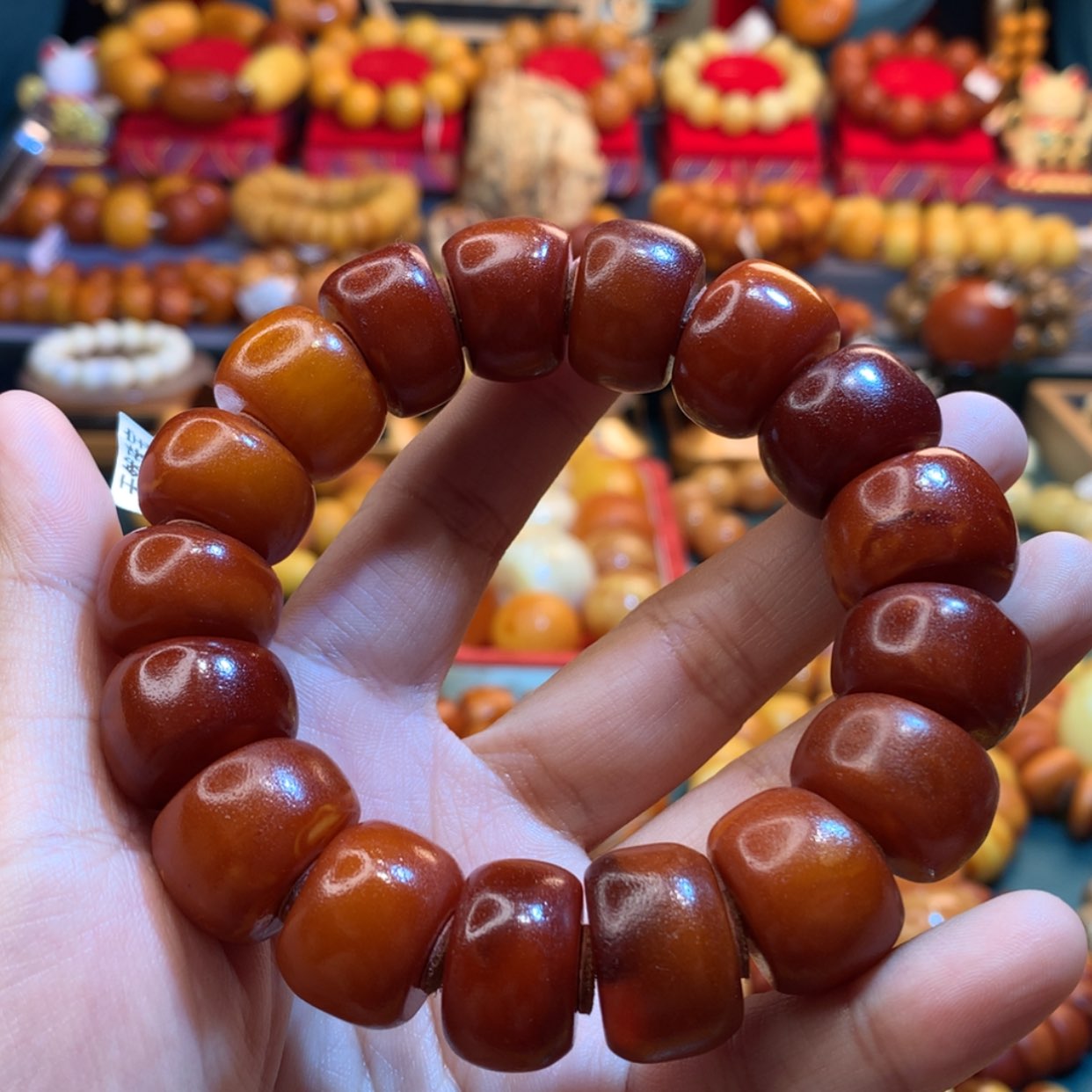 【闪购商品】蜜蜡手串未镶嵌蜜蜡手串