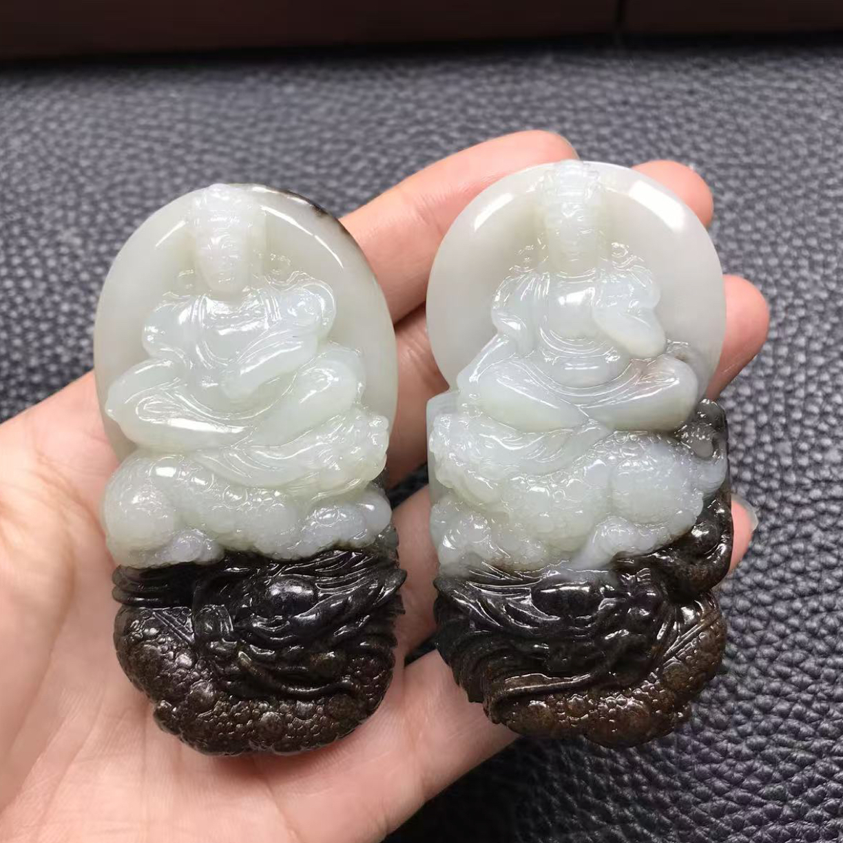和田玉观音，实物漂亮