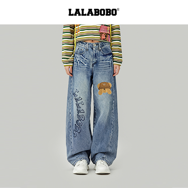 郑州LALA捂脸小熊弯牛仔裤RBED-WXZC15