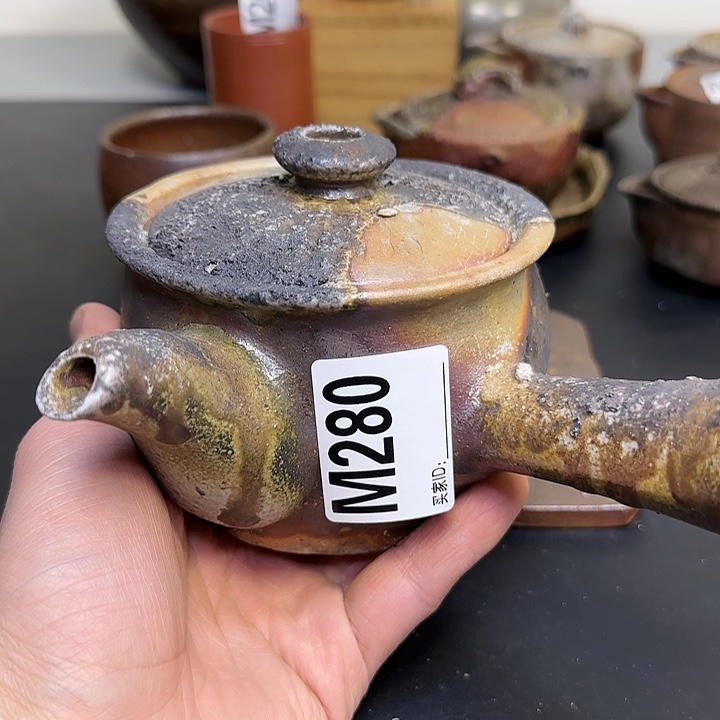 备前烧作品备前烧粘窑