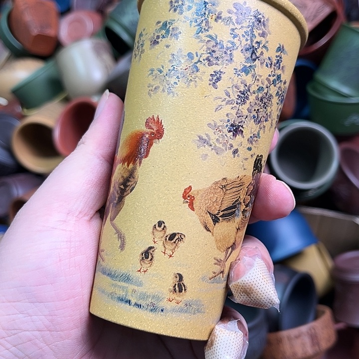 紫砂茶杯全手工紫砂主人杯