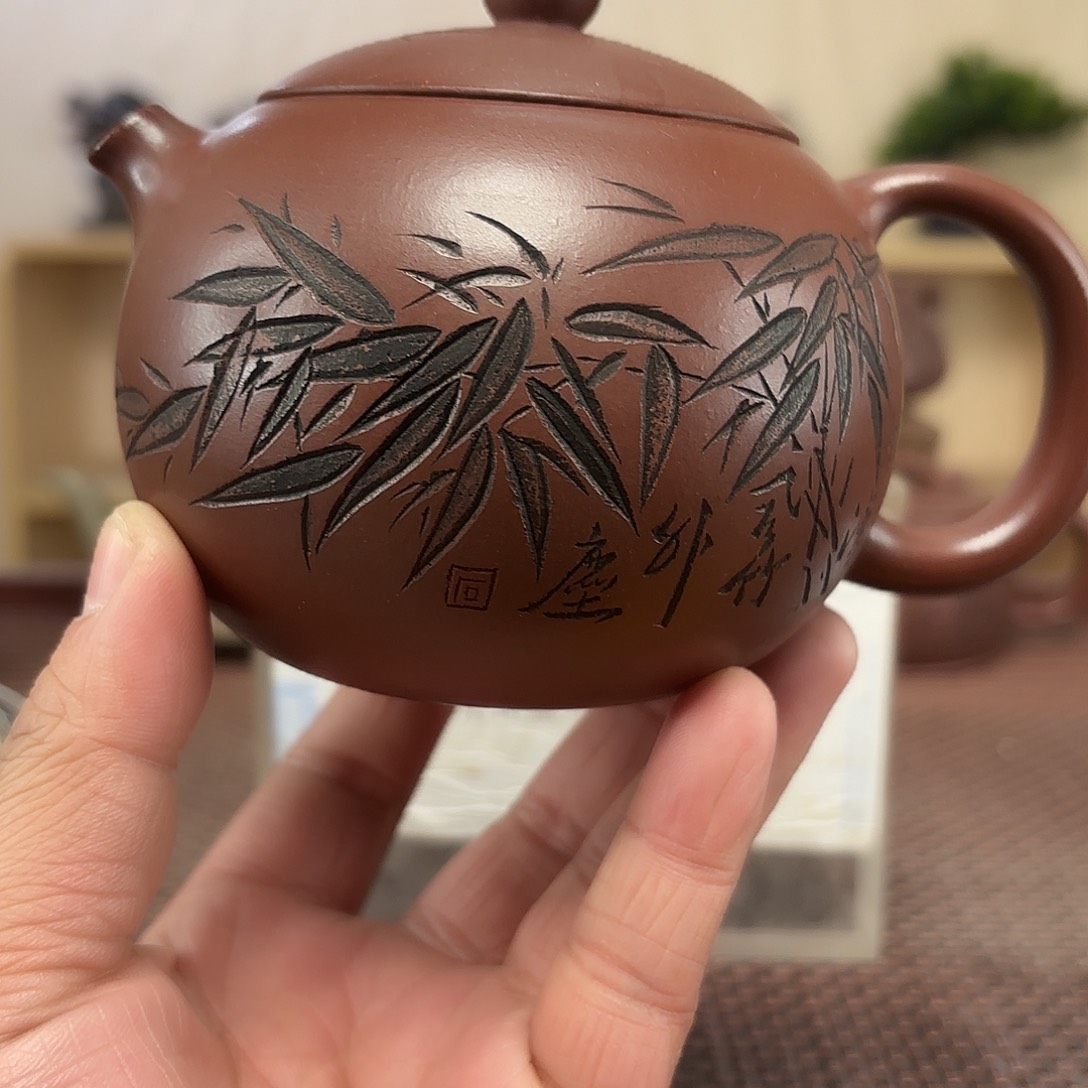 大***米紫砂茶壶微瑕处理